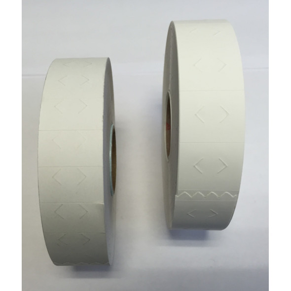 Sachet de 14000 étiquettes neutres 2 lignes papier 2x1,6 cm Non repositionnable Non décollable Avery (14000 pièces)