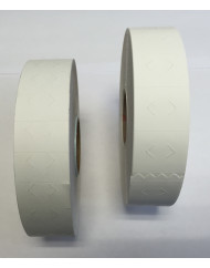 Sachet de 14000 étiquettes neutres 2 lignes papier 2x1,6 cm Non repositionnable Non décollable Avery (14000 pièces)