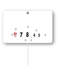 étiquette rectangulaire Blanc uni. 8x12 cm Bequet (10 pièces)