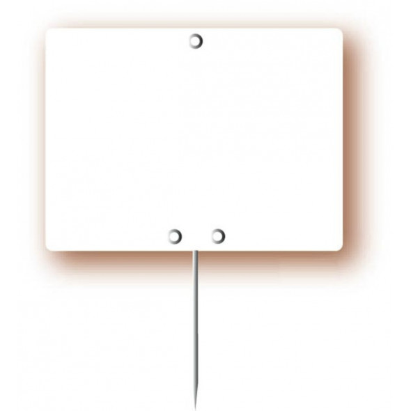 étiquette rectangulaire blanc uni 50x70 mm Bequet (10 pièces)