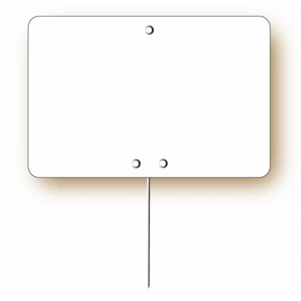 étiquette rectangulaire blanc uni 80x120 mm Bequet (10 pièces)