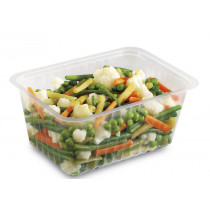 Barquette scellable rectangulaire transparent 192x137x100 mm 180 cl Alphaform (100 pièces)