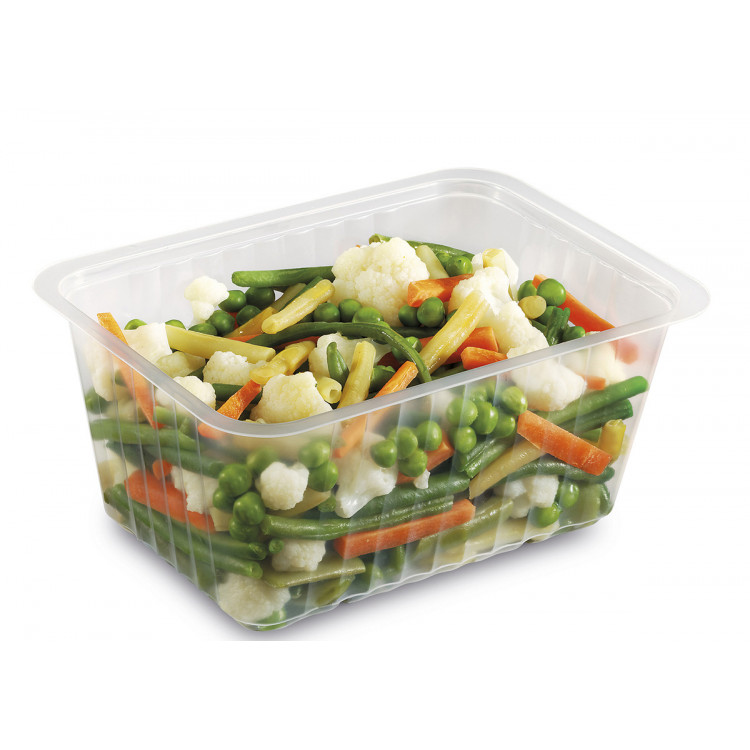 Barquette scellable rectangulaire transparent 192x137x100 mm 180 cl Alphaform (100 pièces)