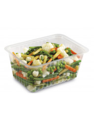 Barquette scellable rectangulaire transparent 192x137x100 mm 180 cl Alphaform (100 pièces)