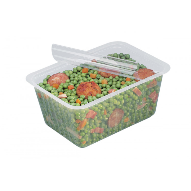 Barquette scellable rectangulaire transparent 19,2x13,7x8,6 cm 150 cl Alphacel Alphaform (110 pièces)