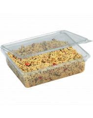 Barquette avec couvercle à charnière transparent 120x90x45 mm 25 cl (50 pièces)