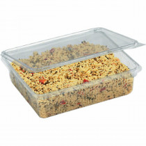 Barquette avec couvercle à charnière transparent 215x175x60 mm 150 cl (25 pièces)