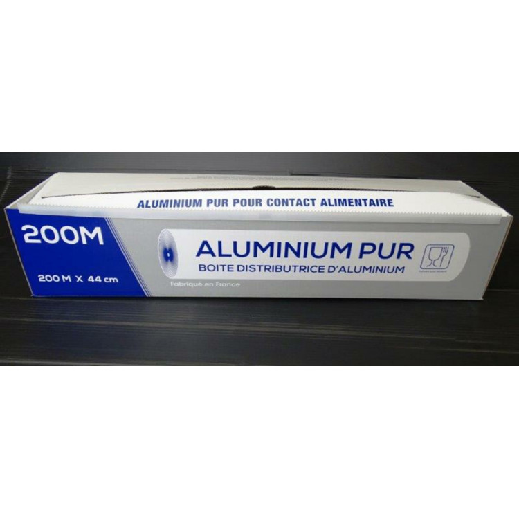 Aluminium en boîte distributrice 200 m x 45 cm