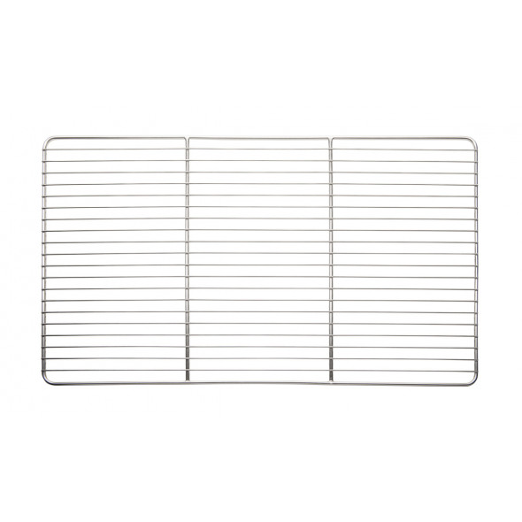 Grille inox 53x32,5 cm GN 1/1 5 mm 2 traverses 5 mm 20 fils 2 mm