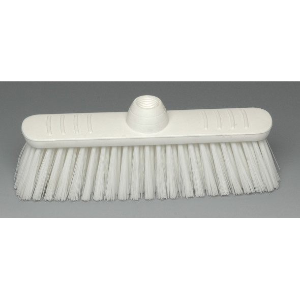Balai mi-dur blanc 29 cm Brosshygien Thomas