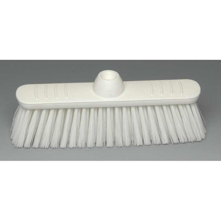 Balai mi-dur blanc 29 cm Brosshygien Thomas