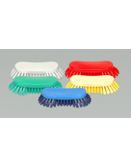 Brosse papillon mi-dur bleu 24 cm Thomas