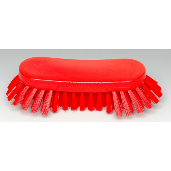 Brosse papillon mi-dur rouge 24 cm Thomas