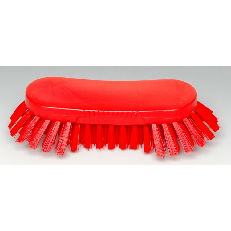 Brosse papillon mi-dur rouge 24 cm Thomas