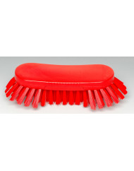 Brosse papillon mi-dur rouge 24 cm Thomas