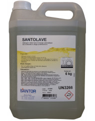 Détergent chloré pour le lavage de la vaisselle 6 KG Santolave Santor