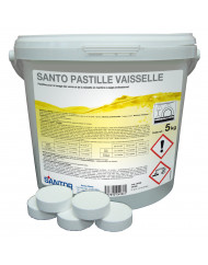 Pastilles de lavage verre et vaisselle en machine 5 KG Santo Pastille Santor