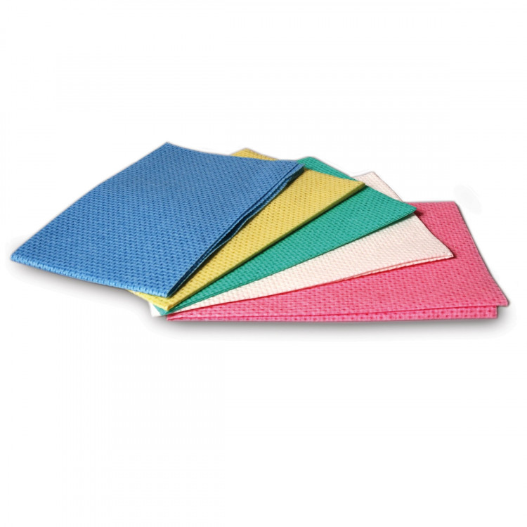 Lavettes non tissées vert 50x35 cm (25 pièces)