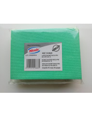 Lavettes non tissées vert 50x35 cm (25 pièces)