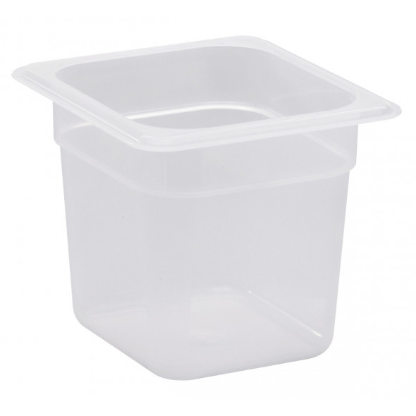 Bac GN 1/6 polypropylène (pp) P15 cm 2,2 L Cambro