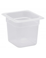 Bac GN 1/6 polypropylène (pp) P15 cm 2,2 L Cambro