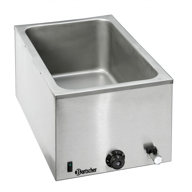 Bain-marie GN 1/1 avec vidange rectangulaire 26,1 L Bartscher
