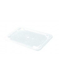 Bac plat avec couvercle Avec couvercle blanc plastique 34,7x23x7 cm 3 L fond plein parois pleines Gilac