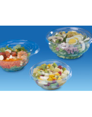 Saladier rond transparent Ø 26 cm 4 cm 220 cl Alphaform (6 pièces)