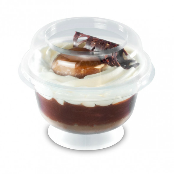 Coupe à dessert transparent Ø 9,5 cm 6,1 cm 20 cl Servipack Alphaform (25 pièces)