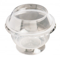 Couvercle coupe à dessert 20CL rond transparent Ø 10 cm 1,24 cm Servipack Alphaform (50 pièces)
