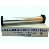 Rouleau film aluminium gris...