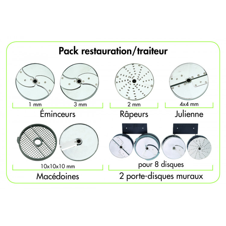 Disque Ø 190 mm Robot Coupe (6 pièces)