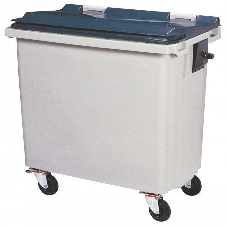 Conteneur plastique 660 L gris Rossignol