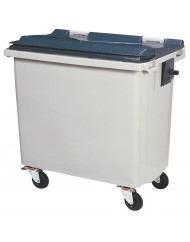 Conteneur plastique 660 L gris Rossignol