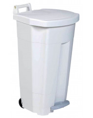 Collecteur à pédale plastique 90 L blanc Boogy Rossignol