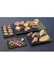 Plateau effet ardoise mélamine 32,5x26,5x1 cm Slate Aps