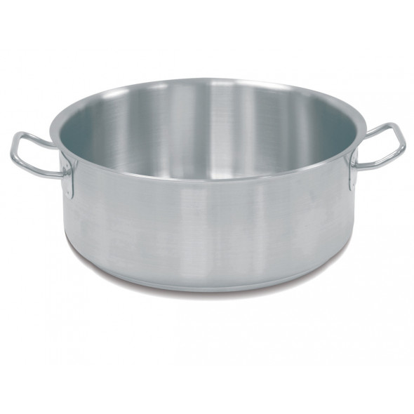 Faitout inox Sans revêtement Sans couvercle Ø 28 cm 14 cm 8,5 L Ecoplus Pro.cooker