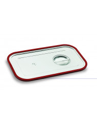 Couvercle étanche GN 1/1 étanche avec poignée inox Lacor