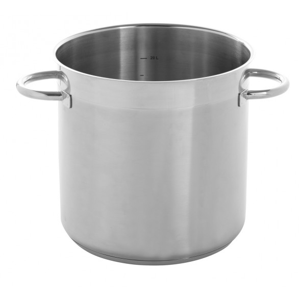 Marmite inox Sans revêtement Sans couvercle Ø 32 cm 32 cm 25 L Qualiplus Pro.cooker