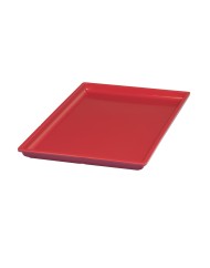 Bac rectangulaire rouge mélamine 53 cm Vestah Platex