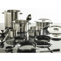Poêle rond inox Revêtement anti-adhésif Ø 28 cm 5,5 cm 3 L Qualiplus Pro.cooker