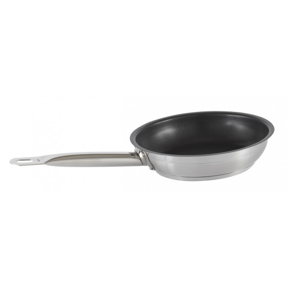 Poêle rond inox Revêtement anti-adhésif Ø 24 cm 5,5 cm 2 L Qualiplus Pro.cooker
