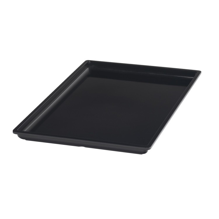Bac rectangulaire noir mélamine 53 cm Vestah Platex
