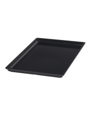 Bac rectangulaire noir mélamine 53 cm Vestah Platex