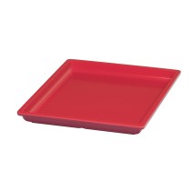 Bac rectangulaire rouge mélamine 32,5 cm Vestah Platex