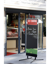 Stop trottoir rectangulaire 60 cm x 156 cm Boucherie Bequet
