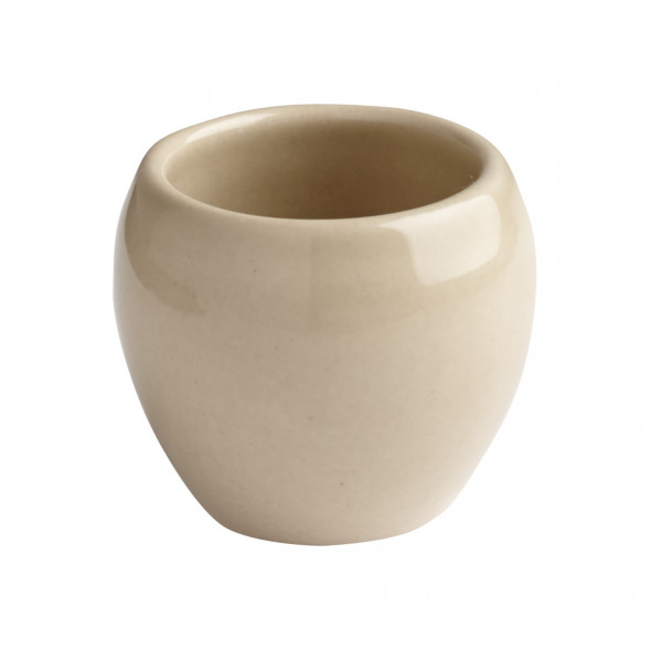 Pot à escargot rond beige grès émaillé Ø 3,5 cm Pro.mundi