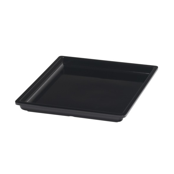 Bac rectangulaire noir mélamine 32,5 cm Vestah Platex