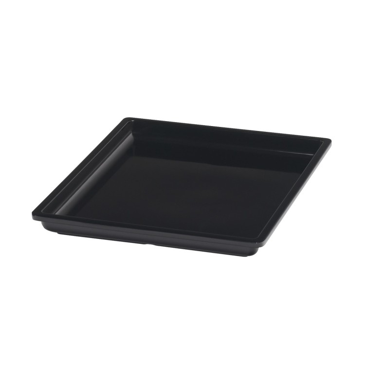 Bac rectangulaire noir mélamine 32,5 cm Vestah Platex