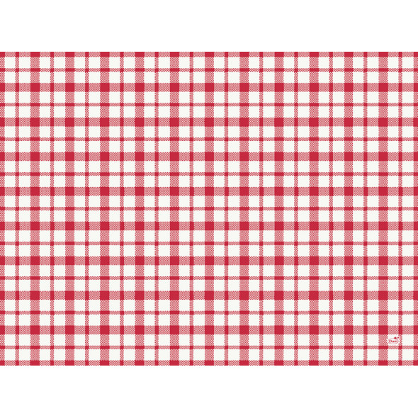 Set de table rouge papier 30x40 cm Giovanni Duni (250 pièces)
